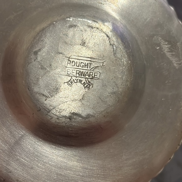 Farberware Vintage 1950s Wrought Aluminum Condiment Jar - Picture 5 of 11